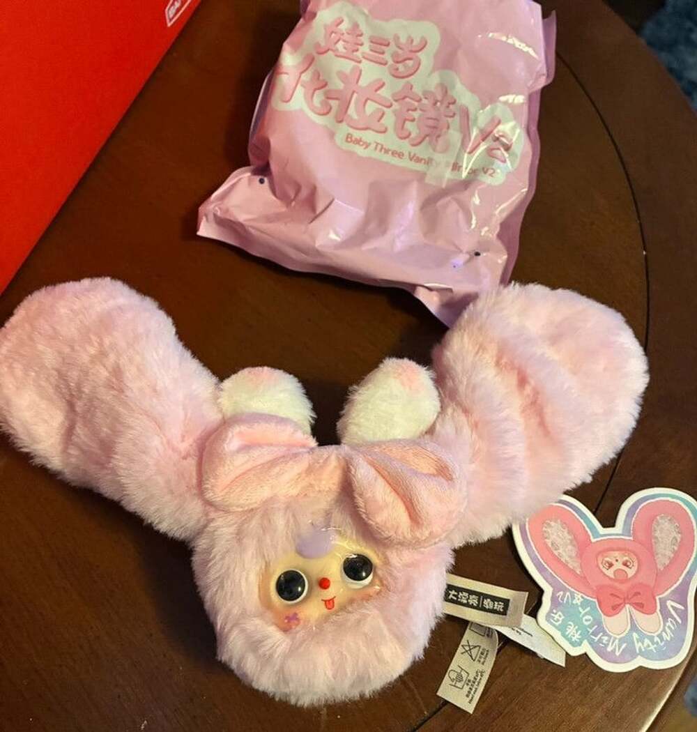 New blind bag baby three vanity mirror v2 pink lace bunny